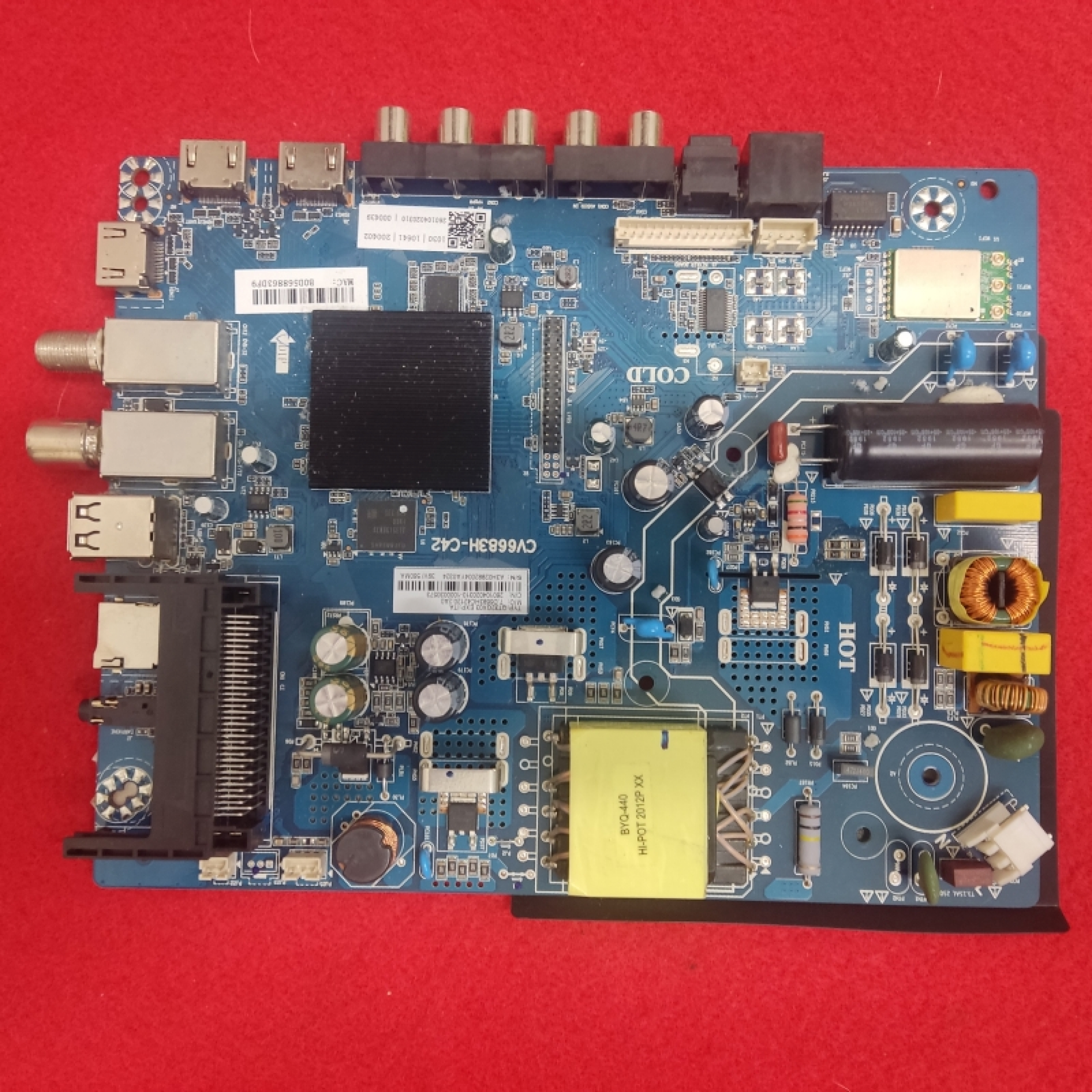 x95 Mainboard Scheda Madre cv6683h-c42 q.bell qt32gx03