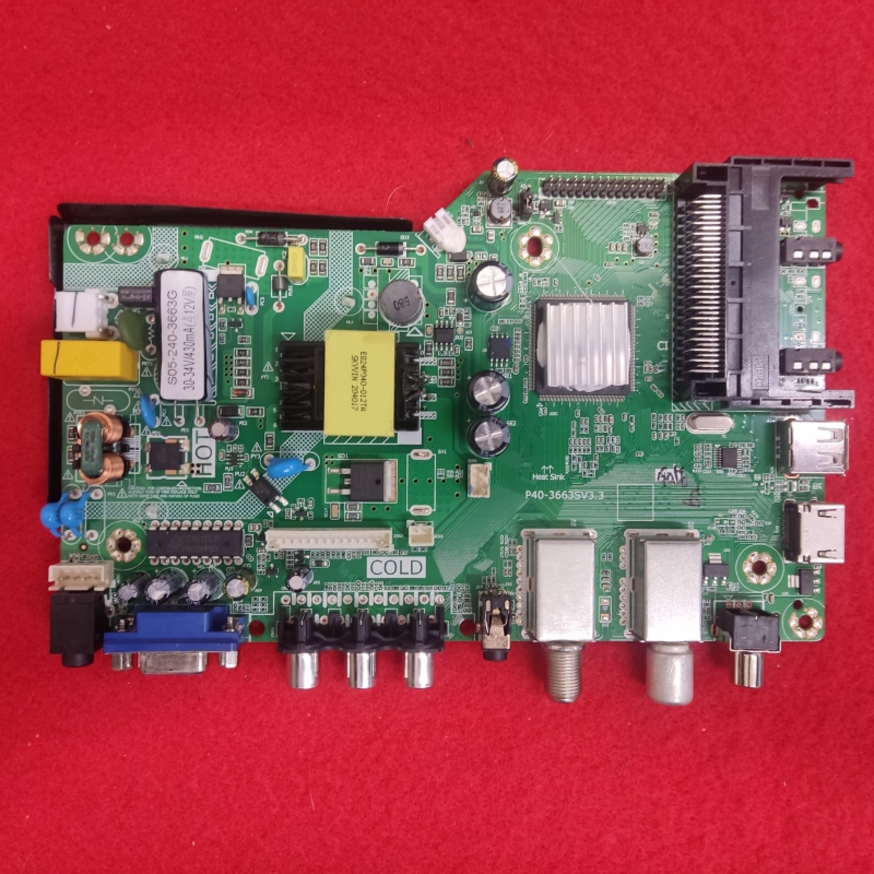 x95 Mainboard Scheda Madre p40-3663sv3.3-b qt24b03 Q.bell