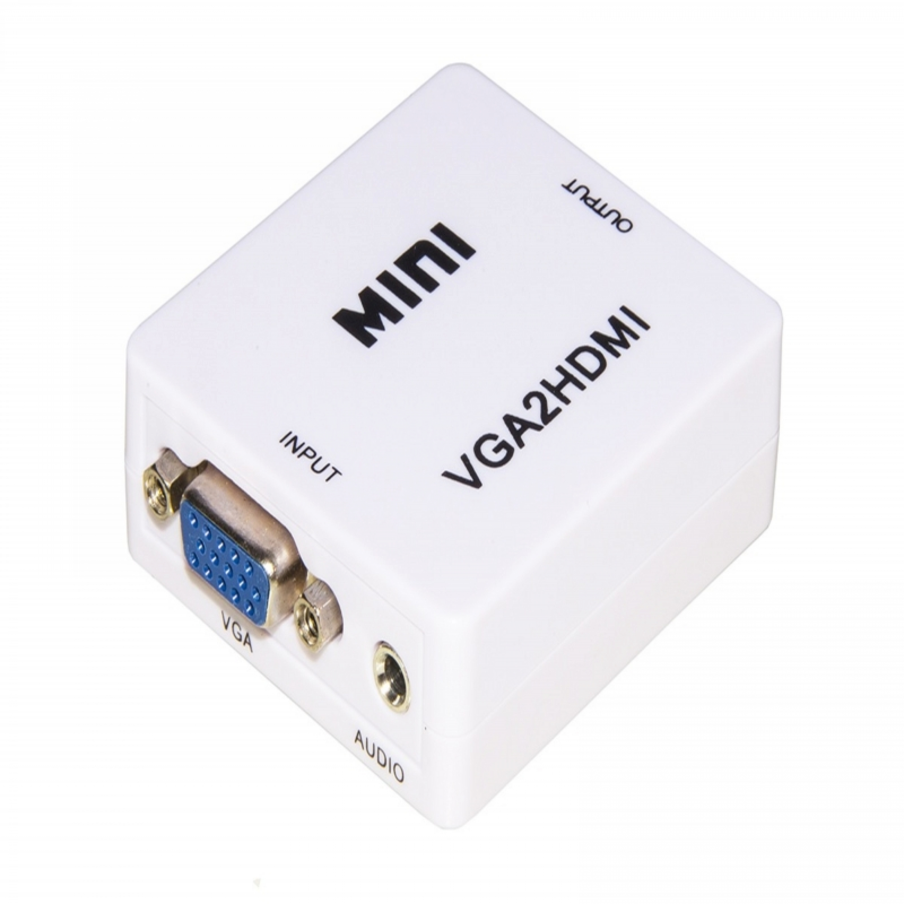 v MINI CONVERTITORE VGA CON AUDIO JACK 3,5MM - VIDEO HDMI